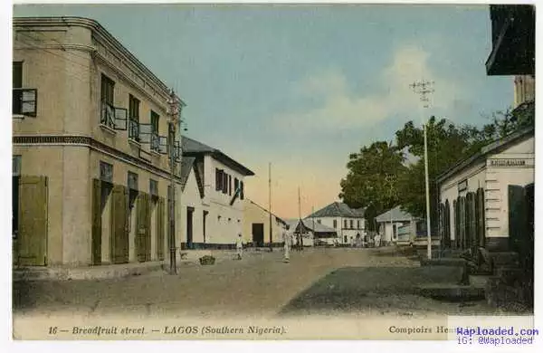 Photos : This Is How A Street In Lagos Looked Like In 1910